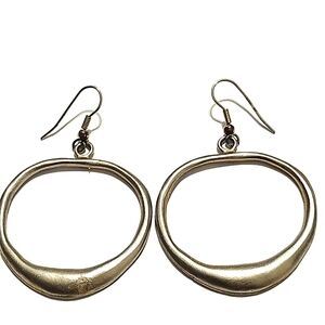 Gold Toned Hoop Earrings